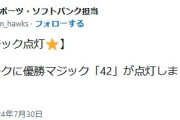 ソフトバンク、優勝マジック４２が点灯！！！！！！！！！！！！！！！！