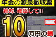 【絶対確認】年金受給者に1月に届く源泉徴収票！見落とすと10万円の損！？ココだけは絶対確認して！公的年金等の源泉徴収票/確定申告/2025年/最新版