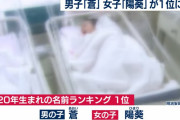 【画像】今年最も赤ちゃんに命名された名前ランキングｗｗｗｗｗ