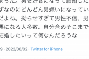 【悲報】婚活女子「助けてｯ！婚活してるとどんどん男嫌いになってフェミ化するの！でも今更退場できない！」