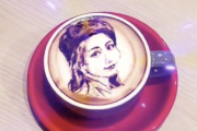 すごい！『Icafe』さん、熊崎晴香をラテアートで描く！！！