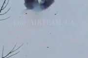 ウクライナ軍がF-16戦闘機でシャヘド無人機か何かを撃墜した動画！