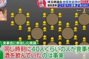 自民党議員が40人超で会食「皆がバラバラに食事に行き、同じ時刻に偶然店に40人が集まっただけ。大人数会食ではない」と反論  [12/28]