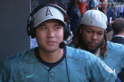【MLBオールスター】NHKの大谷のインタビュー中にゲレーロJr.が乱入