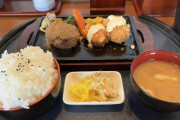 【朗報】完璧なハンバーグ定食（1000円）発見される