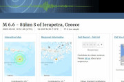 【地中海】ギリシャ沖でM6.6の地震発生…その後もM5クラスの地震相次ぐ