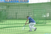 【悲報】中日細川、テニスボールでも空振り連発ｗｗｗｗｗｗｗｗｗｗｗｗ