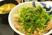 松屋とかいうネギ塩豚丼屋さんwww