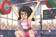 【話題】超美少女お姫様系ウェイトリフティング少女、45kg級新記録
