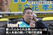 【動画】立花孝志が襲われる瞬間の映像、見つかるｗｗｗｗｗｗｗｗｗ