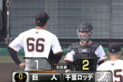 【巨人対ロッテオープン戦】巨人・平内、2イニング目の8回1アウト満塁から押し出しで勝ち越しを許す…