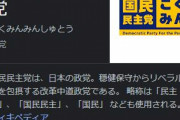 「国民民主党」はナゼぱっとしないのか・・・