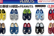 しまむらからスヌーピーとプロ野球のコラボサンダル発売