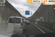 これはひどい　走行中の車内からゴミを投げつけるスズキ・ワゴンR