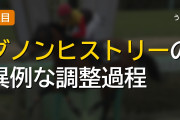 ダノンヒストリーの調整過程、流石に不安しか無い件
