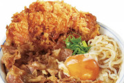 【朗報】かつや新作「牛すき焼きとチキンカツの合い盛り」美味すぎるｗ