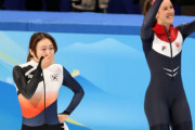 【五輪ショートトラック】韓国選手を制したオランダの女子金メダリストに対し、韓国のネットユーザーから悪口攻撃