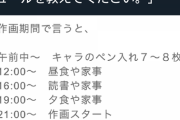 【画像】高橋留美子の一日のスケジュールw