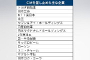 【速報】フジテレビCM差し止め拡大、日産など10社超に　ローソン、ヤクルト、コカ・コーラなども（日経新聞）
