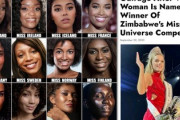 【画像】ジンバブエのユニバース・コンテストで白人女性が優勝に選ばれ憤慨