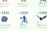 ポケモンGO始めて1週間の僕の手持ちｗｗｗ