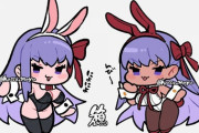【FGO】バニーのBBちゃんイラスト！！　黒白どっちのバニーも好きです！！