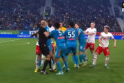 ◆悲報◆ロシアプレミア、ゼニトｖｓスパルタクで大乱闘！一気に6名退場処分