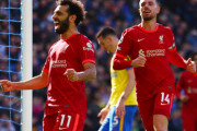 2位リヴァプール、敵地でブライトン下し8連勝！…サラーが今季20点目も負傷交代