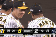 阪神連敗止める！中日リクエスト失敗で試合終了