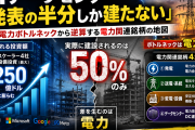 AIデータセンター「発表の半分しか建たない」──電力ボトルネックから逆算する日米電力関連銘柄の地図