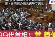【総理大臣指名選挙】第99代首相に菅義偉氏が選出！小泉進次郎氏が1票だけ獲得してしまうwwww