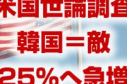 米国民の25%「韓国は敵国だ。同盟関係じゃない」　終わったな…