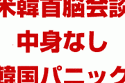 韓国パニック！　「米韓首脳会談は空っぽだった。中身がなかった。もう米韓同盟はおしまいだ！」　気付くのが遅すぎるだろ…