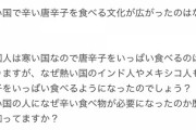 外人「日本って辛い料理あるの？」わい「あるよ」外人「どんな？」