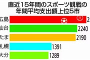 広島市民、全国1位のスポーツ観戦支出！カープが下支え＆新サカスタも期待