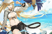 【FGO】水着キャストリアイラスト！！　海を楽しむ水着キャストリアいいですね！！