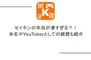 セイキンの年収が凄すぎる？！本名やYouTuberとしての経歴も紹介
