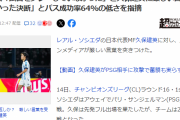【悲報】ソシエダの久保建英さん、PSG戦パス成功率の低さを指摘されてしまうｗｗｗｗｗ