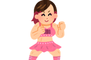 【画像】女子プロレスラーさん、セクシー衣装で小学生の前に出てしまう