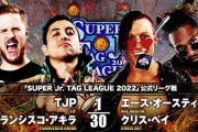 TJP フランシスコ・アキラ vs エース・オースティン クリス・ベイ『SUPER Jr. TAG LEAGUE 2022』