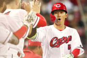 カープ西川3号！菊池＆秋山タイムリー＆盗塁！大瀬良4回3失点。アドゥワ1失点。戸根2失点。矢崎ら無失点も反撃及ばず連敗【広島3-6中日/試合結果】