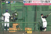 【朗報】中日石川昂弥、木製で軽く振って130メートル弾wwwwwww