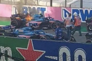 【動画】アルピーヌのオコン、F1サンパウロGPスプリント後にマシンが炎上した模様