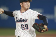 今野龍太（ヤ）　0.84　10.2回　7HP　被打率.139　奪三振率12.66　K/BB15.00　WHIP0.56