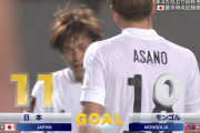 ◆W杯予選◆5節 モンゴル×日本 浅野のスルーパスに抜け出した古橋亨梧本日２G目でW杯予選記録のサンマリノスコア
