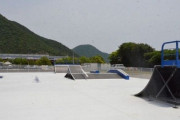 岡山県備前市に公設スケボー場オープン！五つの滑走台が完備！