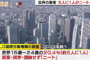 世界の若者の5人に1人がニート…女性の割合は男性に比べて2倍以上　この状況を生み出した教育、そして雇用の問題点とは？