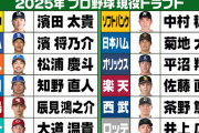 現ドラ2025の指名順『巨人⇔日ハム SB→ロッテ→阪神→ヤクルト→カープ→楽天』だった説