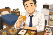 単身赴任だけど質問ある？【自炊・帰省】