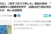 【悲報】長野アニソンフェスの犯人(38)の供述「被害者にいじめられた」